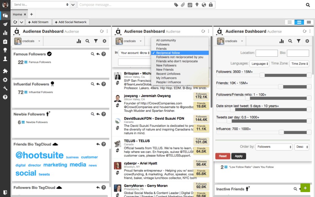 Hootsuite Social Listening