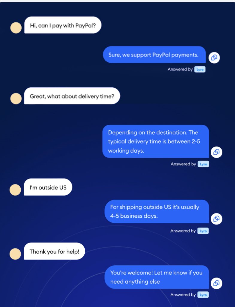 Tidio’s AI chatbot Lyro