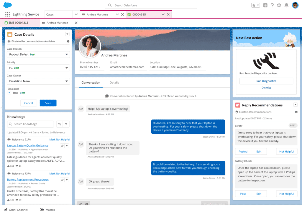 Salesforce Service Cloud