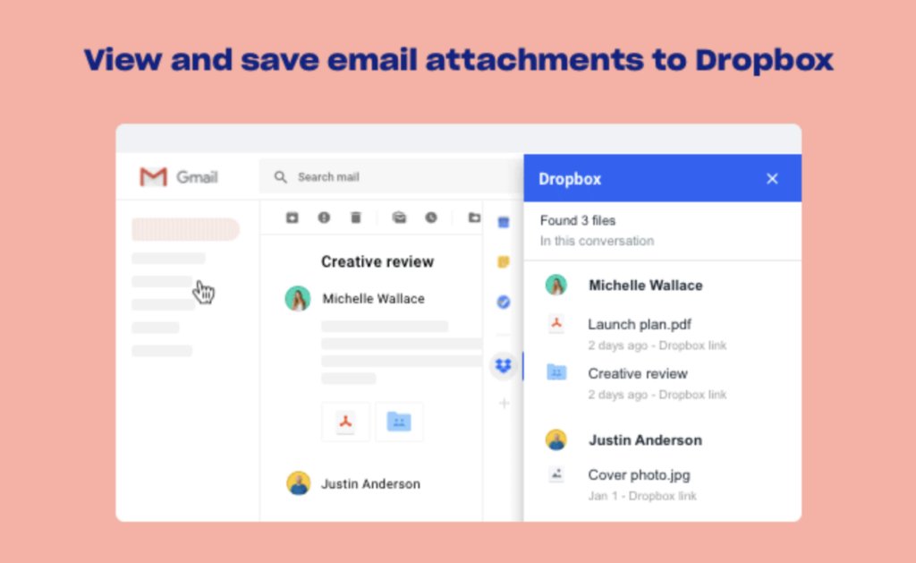 Dropbox for Gmail 