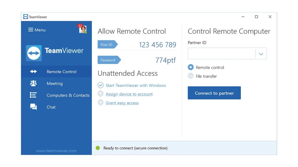 TeamViewer's remote access platform 