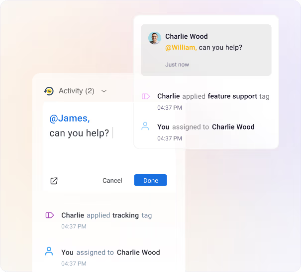 Collaborate across teams with Hiver’s Shared Inbox