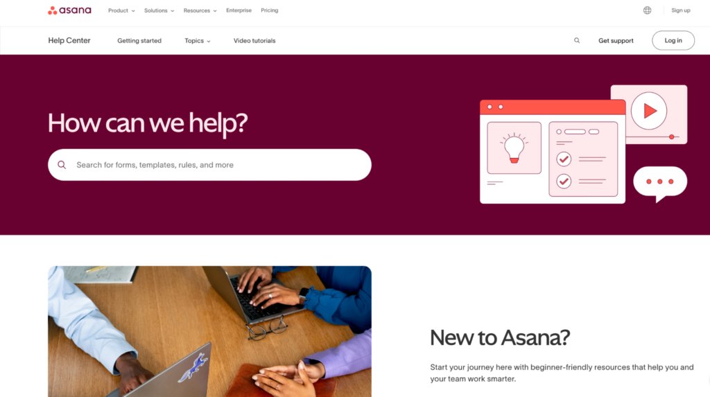 Asana's help center