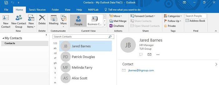 Distribution groups’ UI in Outlook