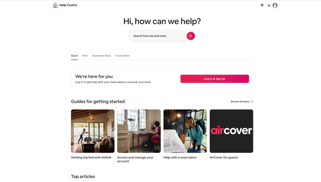 Airbnb’s Knowledge base
