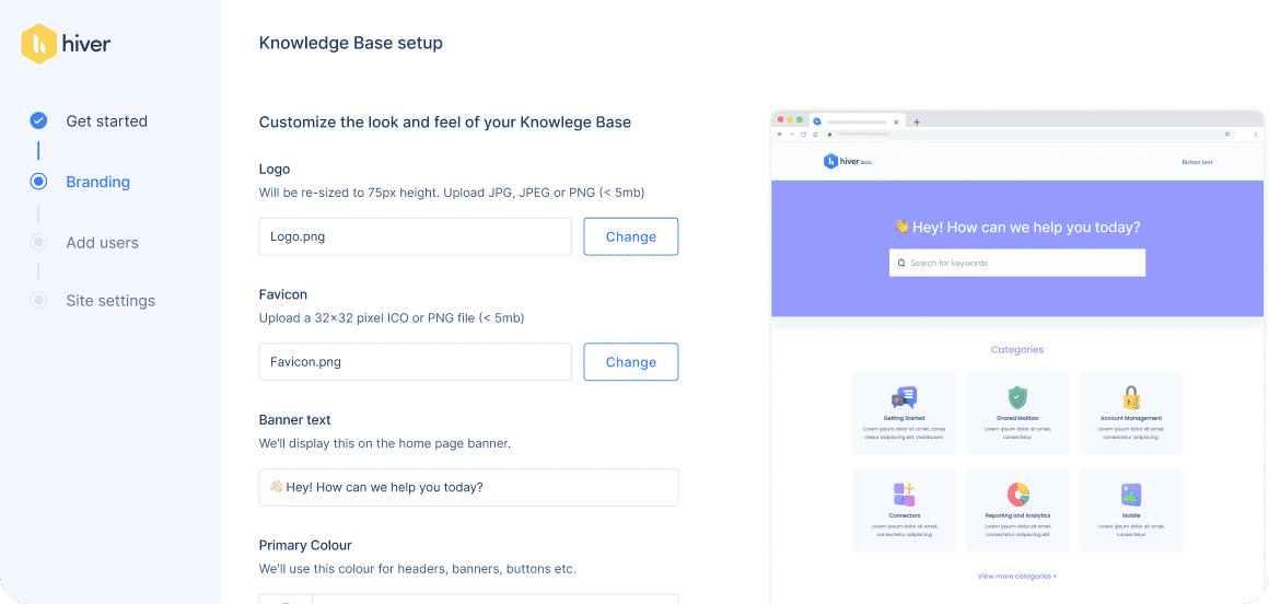 Make knowledge base your own
