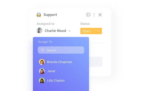 Hiver front manage inboxes image