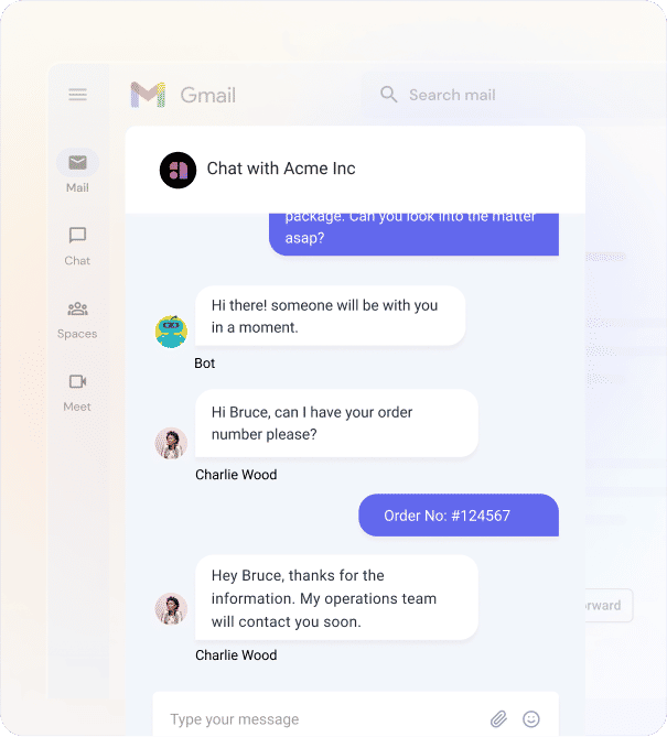 Instantly gratify customers seeking chat support