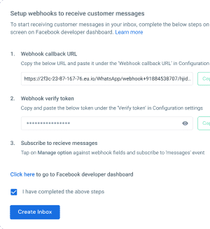 Connect whatsapp