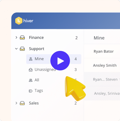 Hiver for Outlook interactive tour